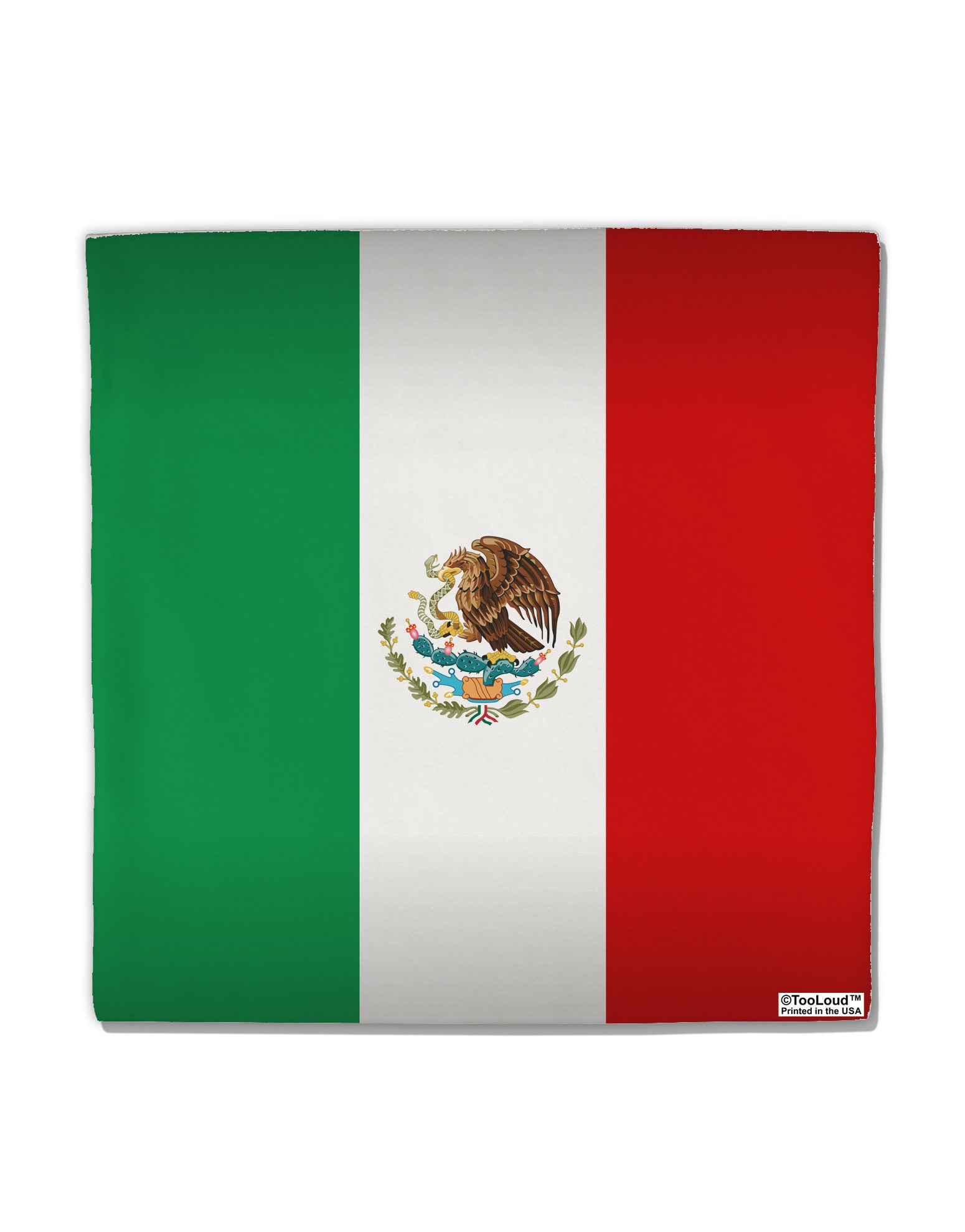 Mexico Flag AOP Micro Fleece 14"x14" Pillow Sham All Over Print-Pillow Sham-TooLoud-White-Davson Sales