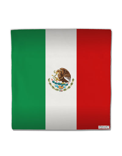 Mexico Flag AOP Micro Fleece 14&#x22;x14&#x22; Pillow Sham All Over Print-Pillow Sham-TooLoud-White-Davson Sales