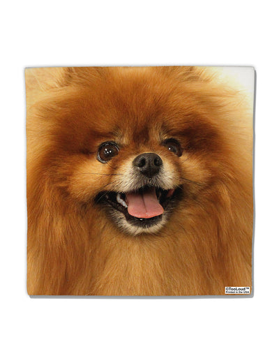 Adorable Red Pomeranian Micro Fleece 14&#x22;x14&#x22; Pillow Sham All Over Print-Pillow Sham-TooLoud-White-Davson Sales