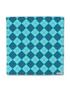 Blue Argyle AOP Micro Fleece 14&#x22;x14&#x22; Pillow Sham All Over Print by TooLoud-Pillow Sham-TooLoud-White-Davson Sales