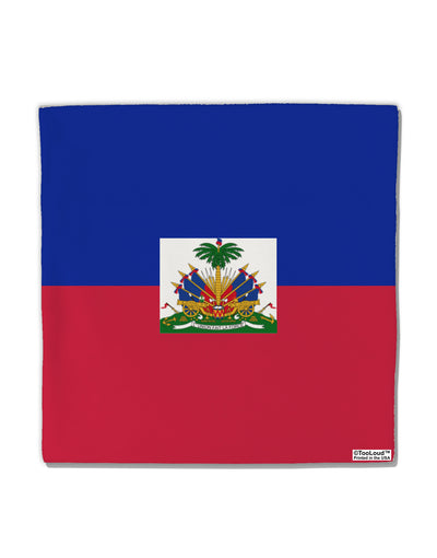 Haiti Flag AOP Micro Fleece 14&#x22;x14&#x22; Pillow Sham All Over Print-Pillow Sham-TooLoud-White-Davson Sales