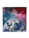 Fantasy Galactic Earth All Over Micro Fleece 14&#x22;x14&#x22; Pillow Sham All Over Print by TooLoud-Pillow Sham-TooLoud-White-Davson Sales