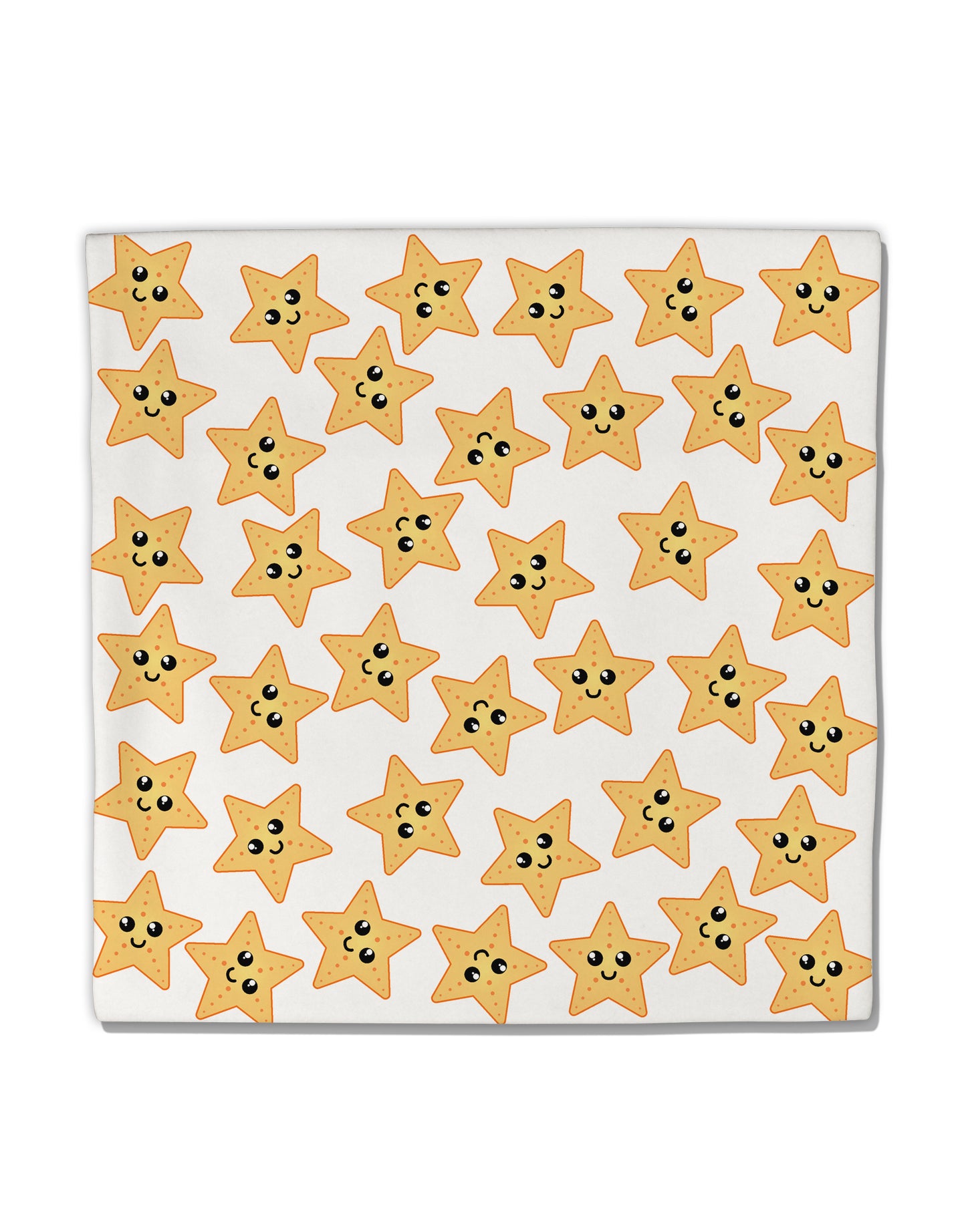 Cute Starfish All Over Micro Fleece 14&#x22;x14&#x22; Pillow Sham by TooLoud-Pillow Sham-TooLoud-White-Davson Sales
