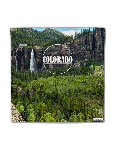 Colorado Beauty - Cliffs Micro Fleece 14&#x22;x14&#x22; Pillow Sham All Over Print by TooLoud-Pillow Sham-TooLoud-White-Davson Sales