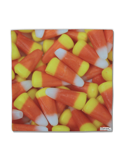 Candy Corn Micro Fleece 14&#x22;x14&#x22; Pillow Sham All Over Print by TooLoud-Pillow Sham-TooLoud-White-Davson Sales