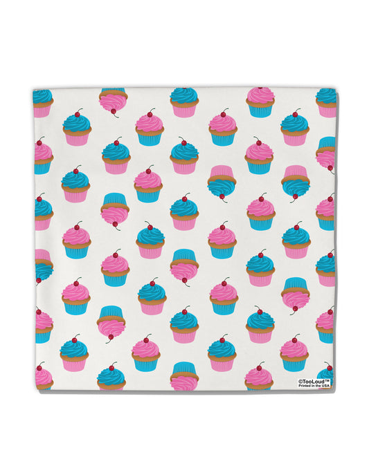 Cute Cupcakes AOP Micro Fleece 14&#x22;x14&#x22; Pillow Sham All Over Print-Pillow Sham-TooLoud-White-Davson Sales