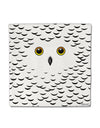 Snowy Owl Cute Animal Face Micro Fleece 14&#x22;x14&#x22; Pillow Sham All Over Print-Pillow Sham-TooLoud-White-Davson Sales