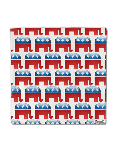 Republican Symbol All Over Micro Fleece 14&#x22;x14&#x22; Pillow Sham All Over Print-Pillow Sham-TooLoud-White-Davson Sales