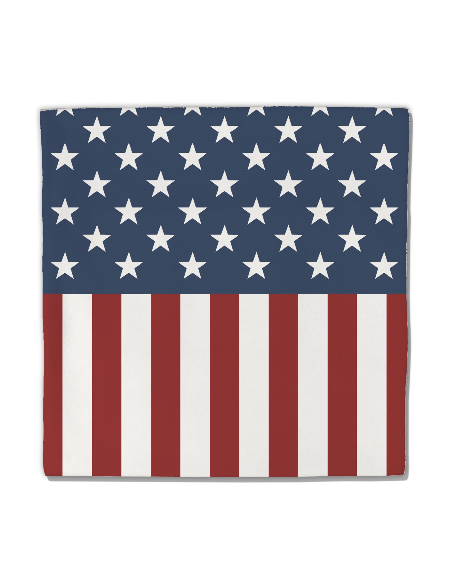 Stars and Stripes American Flag Micro Fleece 14"x14" Pillow Sham All Over Print-Pillow Sham-TooLoud-White-Davson Sales