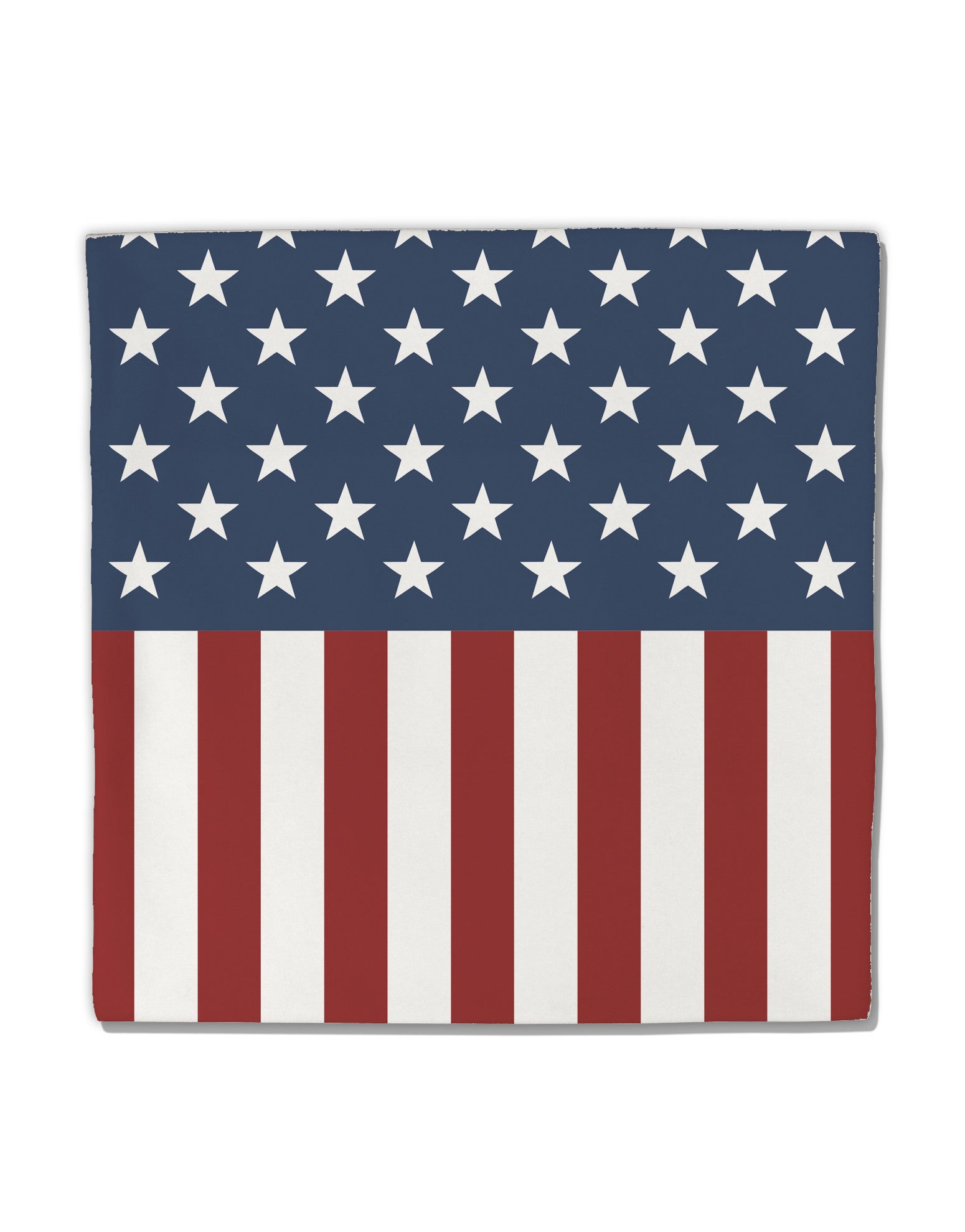 Stars and Stripes American Flag Micro Fleece 14"x14" Pillow Sham All Over Print-Pillow Sham-TooLoud-White-Davson Sales