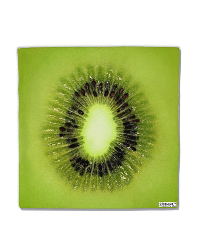 Kiwi Fruit Micro Fleece 14&#x22;x14&#x22; Pillow Sham All Over Print by TooLoud-Pillow Sham-TooLoud-White-Davson Sales