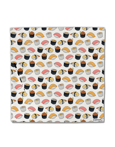 Cute Sushi AOP Micro Fleece 14&#x22;x14&#x22; Pillow Sham All Over Print-Pillow Sham-TooLoud-White-Davson Sales