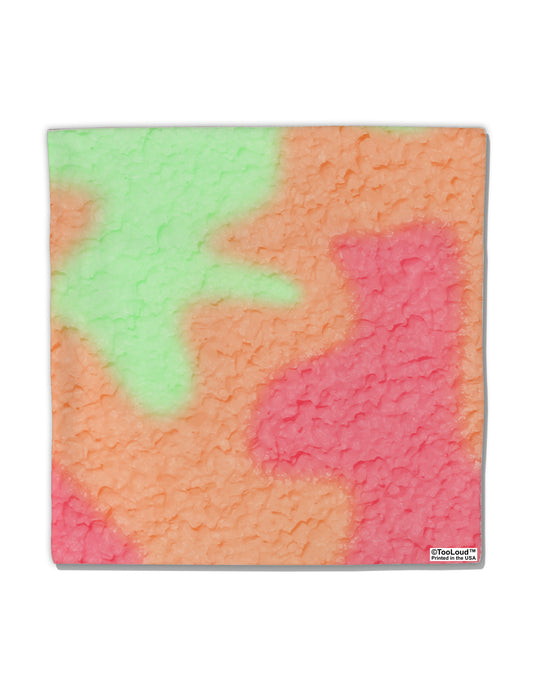 Rainbow Sherbet Micro Fleece 14&#x22;x14&#x22; Pillow Sham All Over Print by TooLoud-Pillow Sham-TooLoud-White-Davson Sales