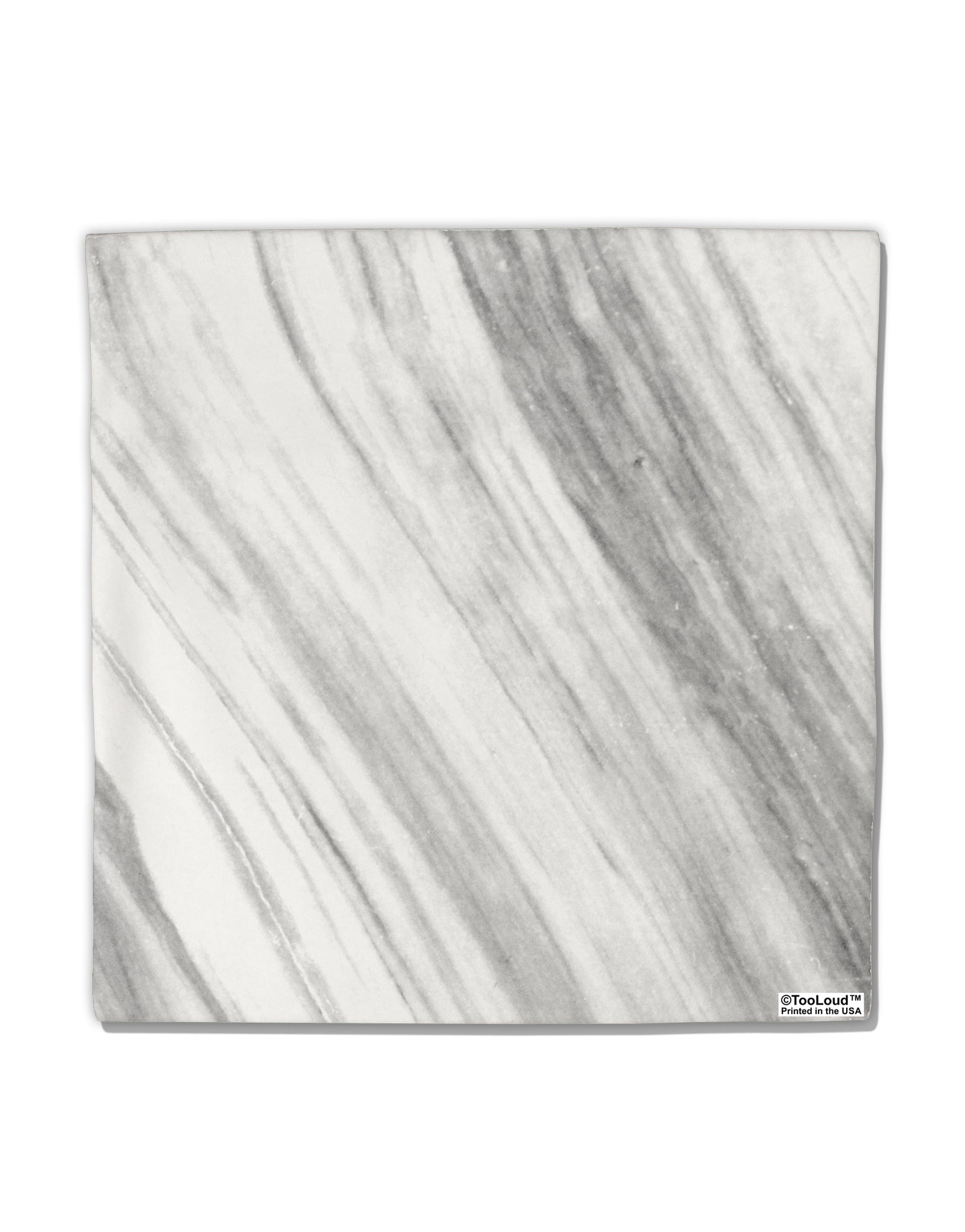 White Marble Pattern Micro Fleece 14&#x22;x14&#x22; Pillow Sham All Over Print by TooLoud-TooLoud-White-Davson Sales