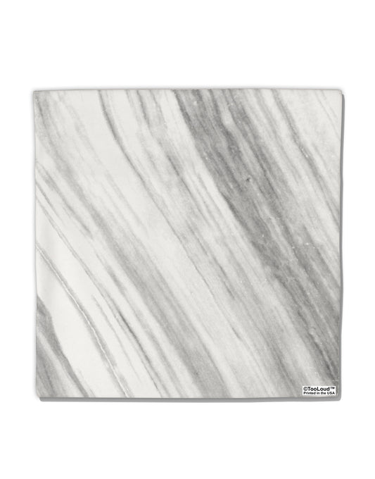 White Marble Pattern Micro Fleece 14&#x22;x14&#x22; Pillow Sham All Over Print by TooLoud-TooLoud-White-Davson Sales