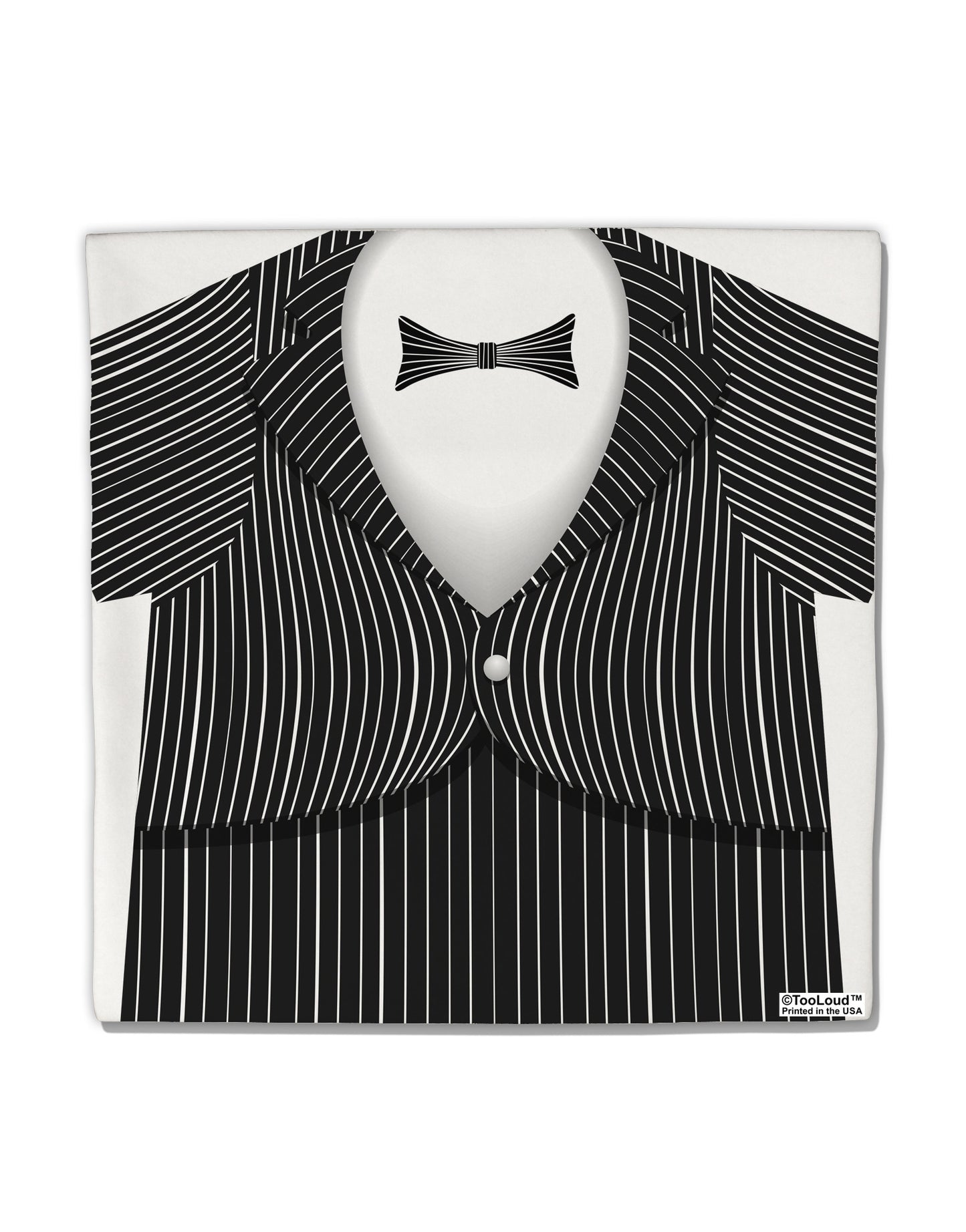 Skeleton Tuxedo Suit Costume Micro Fleece 14"x14" Pillow Sham All Over Print-Pillow Sham-TooLoud-White-Davson Sales