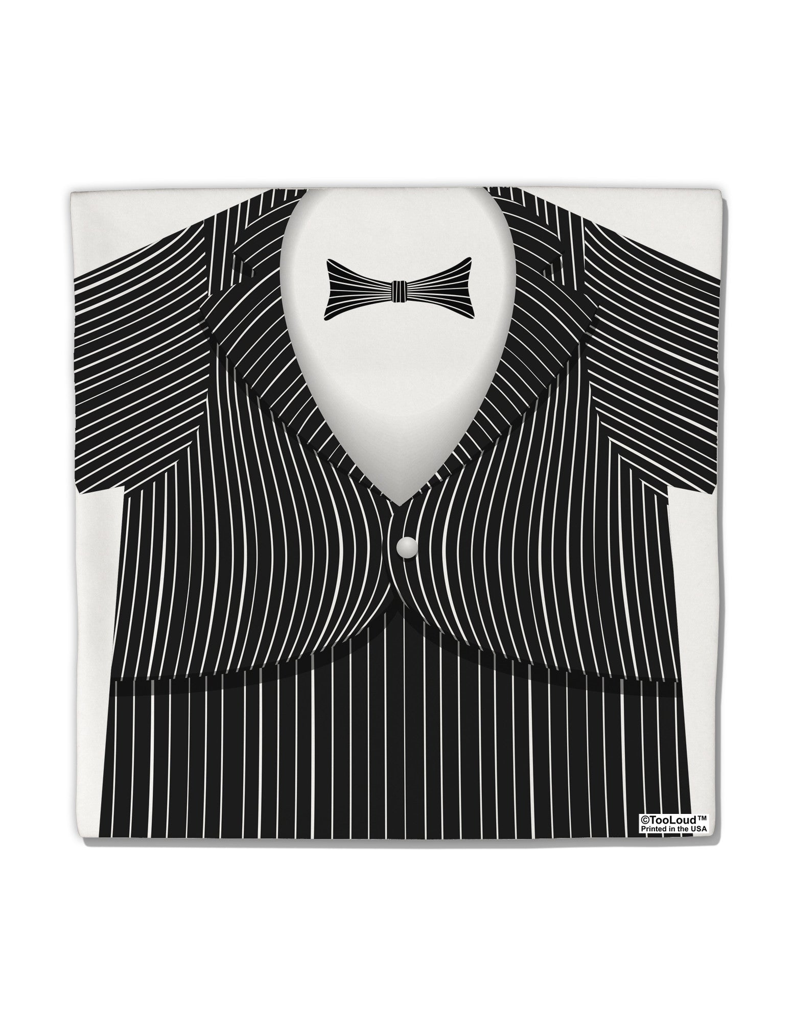 Skeleton Tuxedo Suit Costume Micro Fleece 14"x14" Pillow Sham All Over Print-Pillow Sham-TooLoud-White-Davson Sales