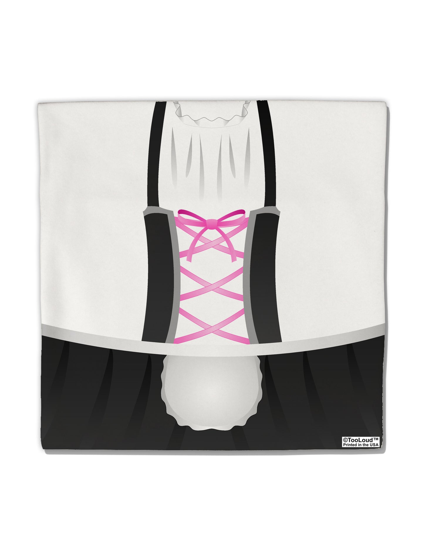 Dirndl Costume Black Micro Fleece 14&#x22;x14&#x22; Pillow Sham All Over Print by TooLoud-Pillow Sham-TooLoud-White-Davson Sales
