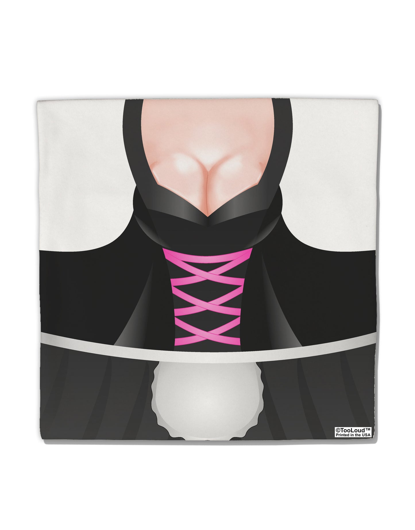 Sexy Dirndl Costume Black Micro Fleece 14"x14" Pillow Sham All Over Print by TooLoud-Pillow Sham-TooLoud-White-Davson Sales