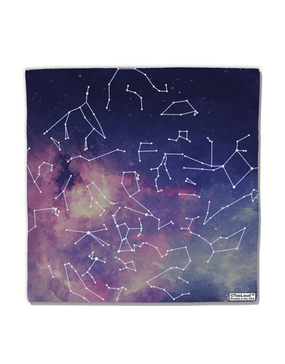 Constellations Color All Over Micro Fleece 14&#x22;x14&#x22; Pillow Sham All Over Print-Pillow Sham-TooLoud-White-Davson Sales