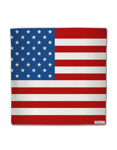 USA Flag AOP Micro Fleece 14&#x22;x14&#x22; Pillow Sham All Over Print-Pillow Sham-TooLoud-White-Davson Sales