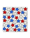 Red White And Blue Stars Micro Fleece 14&#x22;x14&#x22; Pillow Sham by TooLoud-Pillow Sham-TooLoud-White-Davson Sales