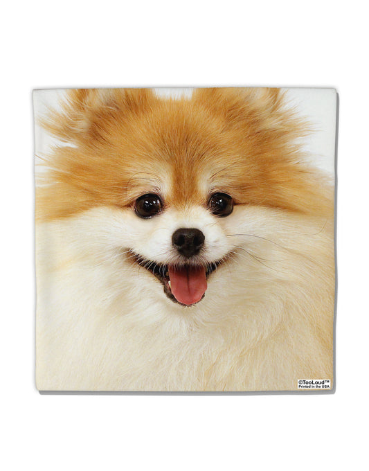 Adorable Pomeranian 1 Micro Fleece 14&#x22;x14&#x22; Pillow Sham All Over Print-Pillow Sham-TooLoud-White-Davson Sales