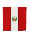 Peru Flag AOP Micro Fleece 14&#x22;x14&#x22; Pillow Sham All Over Print-Pillow Sham-TooLoud-White-Davson Sales