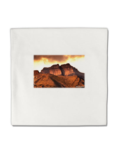 San Juan Mountain Range Micro Fleece 14&#x22;x14&#x22; Pillow Sham-Pillow Sham-TooLoud-White-Davson Sales