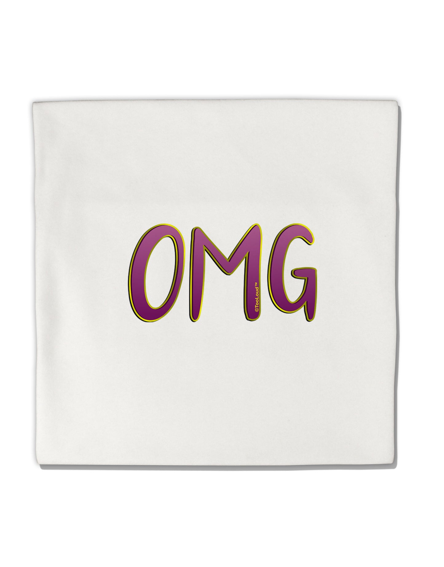 OMG Micro Fleece 14"x14" Pillow Sham by TooLoud-Pillow Sham-TooLoud-White-Davson Sales