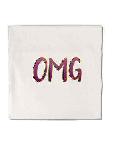 OMG Micro Fleece 14&#x22;x14&#x22; Pillow Sham by TooLoud-Pillow Sham-TooLoud-White-Davson Sales