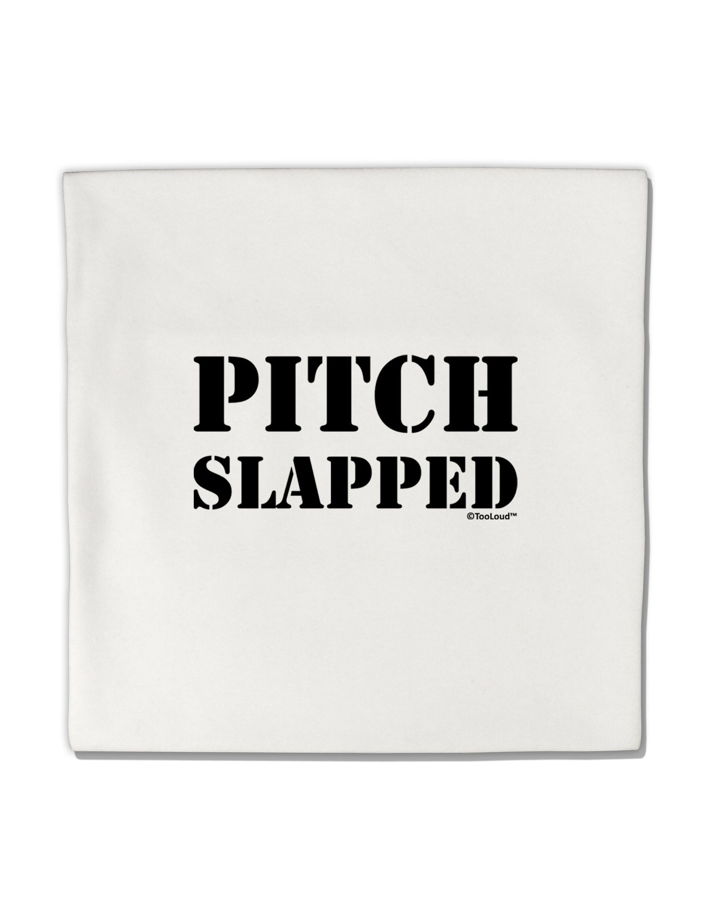 Pitch Slapped Micro Fleece 14"x14" Pillow Sham-Pillow Sham-TooLoud-White-Davson Sales