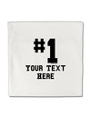 Personalized Number 1 Micro Fleece 14&#x22;x14&#x22; Pillow Sham by TooLoud-Pillow Sham-TooLoud-White-Davson Sales