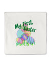 My First Easter Gel Look Print Micro Fleece 14&#x22;x14&#x22; Pillow Sham-Pillow Sham-TooLoud-White-Davson Sales