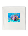 Lionfish in Watercolor Micro Fleece 14&#x22;x14&#x22; Pillow Sham by TooLoud-Pillow Sham-TooLoud-White-Davson Sales