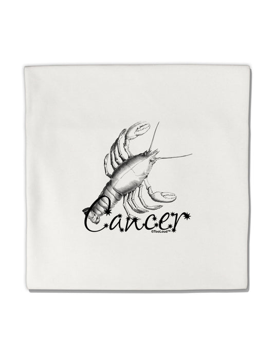Cancer Illustration Micro Fleece 14&#x22;x14&#x22; Pillow Sham-Pillow Sham-TooLoud-White-Davson Sales