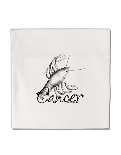 Cancer Illustration Micro Fleece 14&#x22;x14&#x22; Pillow Sham-Pillow Sham-TooLoud-White-Davson Sales