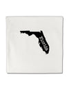 Florida - United States Shape Micro Fleece 14&#x22;x14&#x22; Pillow Sham-Pillow Sham-TooLoud-White-Davson Sales