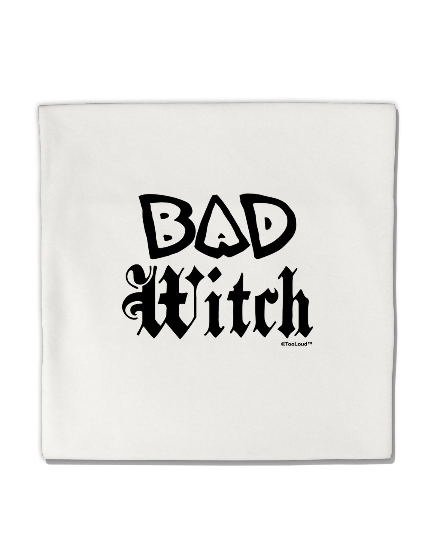 Bad Witch Micro Fleece 14&#x22;x14&#x22; Pillow Sham-Pillow Sham-TooLoud-White-Davson Sales