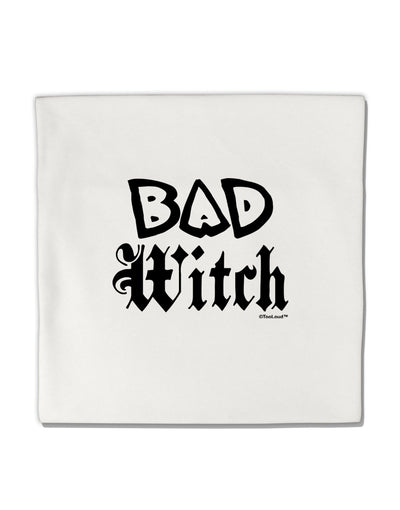 Bad Witch Micro Fleece 14&#x22;x14&#x22; Pillow Sham-Pillow Sham-TooLoud-White-Davson Sales