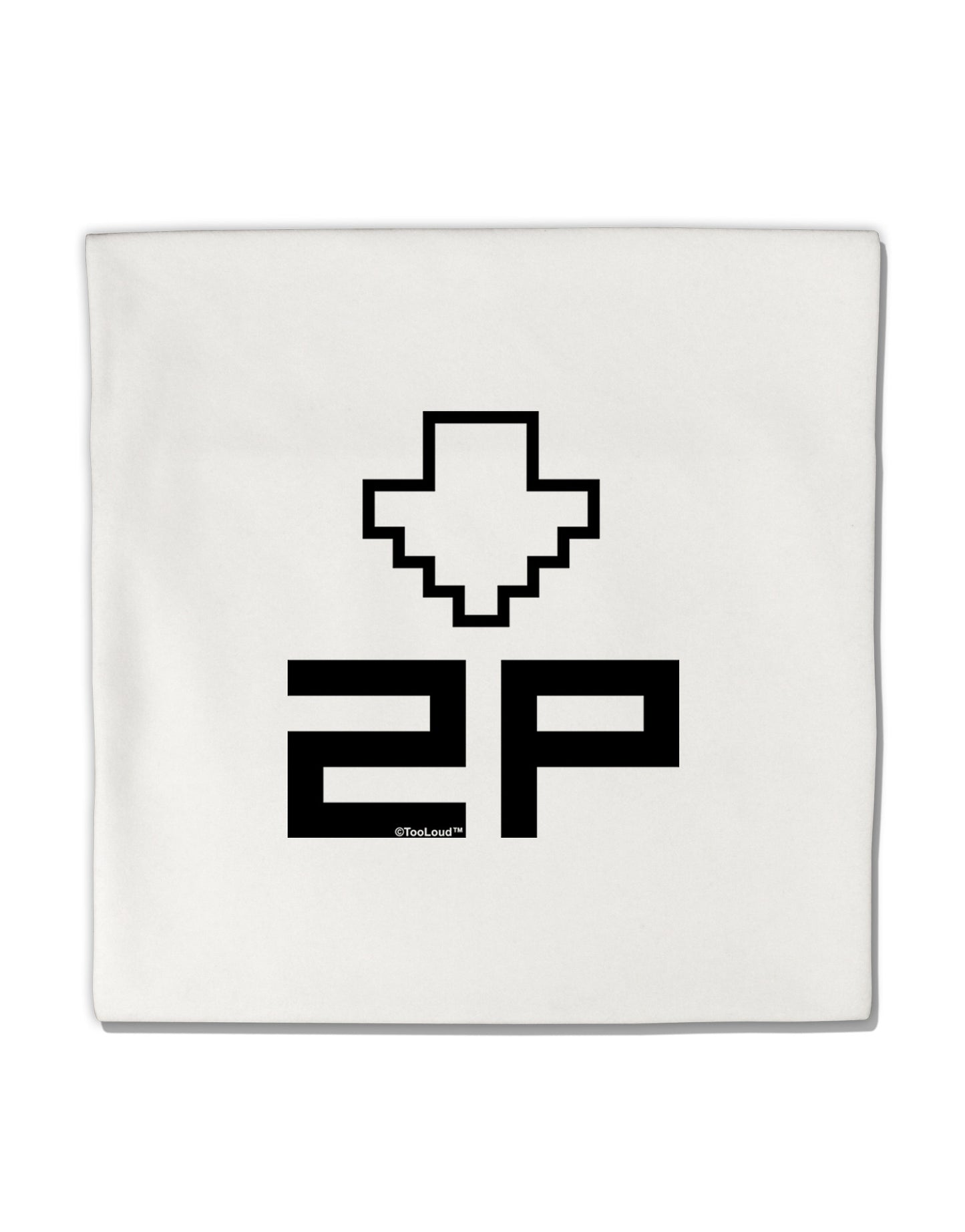 Player Two Selection Icon Micro Fleece 14&#x22;x14&#x22; Pillow Sham-Pillow Sham-TooLoud-White-Davson Sales