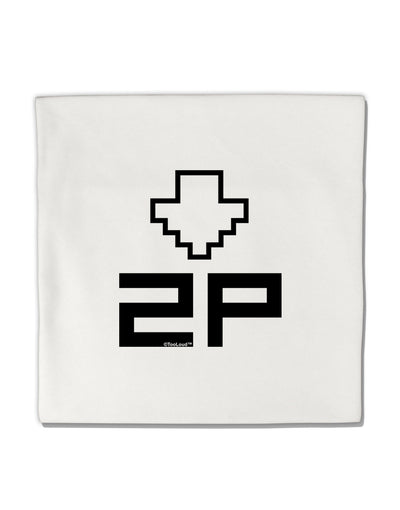 Player Two Selection Icon Micro Fleece 14&#x22;x14&#x22; Pillow Sham-Pillow Sham-TooLoud-White-Davson Sales