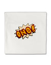 Onomatopoeia One Birthday Micro Fleece 14&#x22;x14&#x22; Pillow Sham-Pillow Sham-TooLoud-White-Davson Sales