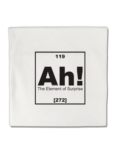 Ah the Element of Surprise Funny Science Micro Fleece 14&#x22;x14&#x22; Pillow Sham by TooLoud-Pillow Sham-TooLoud-White-Davson Sales