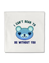 I Can't Bear to be Without You Blue Micro Fleece 14&#x22;x14&#x22; Pillow Sham by TooLoud-Pillow Sham-TooLoud-White-Davson Sales