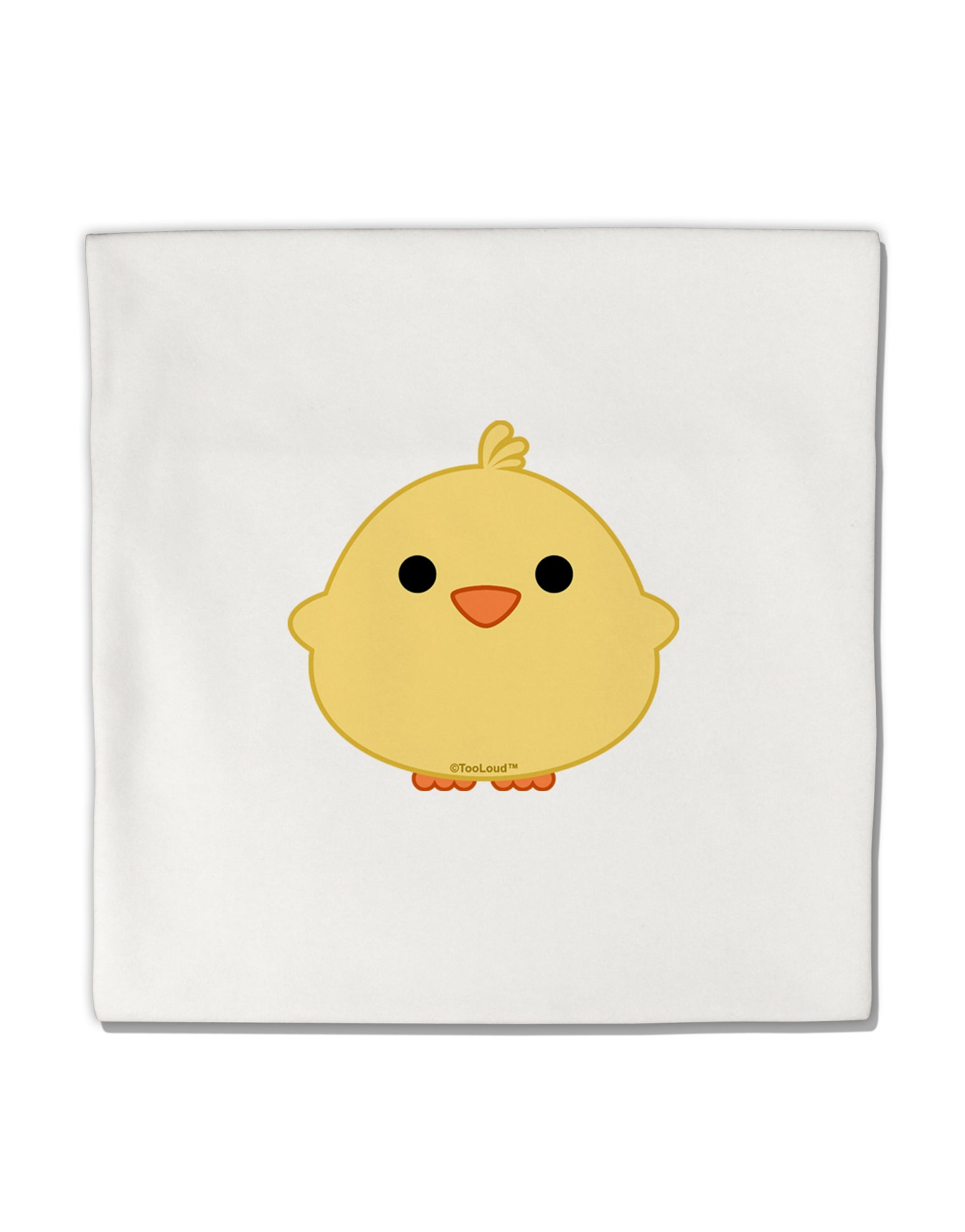 Cute Little Chick - Yellow Micro Fleece 14&#x22;x14&#x22; Pillow Sham by TooLoud-Pillow Sham-TooLoud-White-Davson Sales
