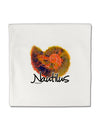 Nautilus Fossil Watercolor Text Micro Fleece 14&#x22;x14&#x22; Pillow Sham-Pillow Sham-TooLoud-White-Davson Sales