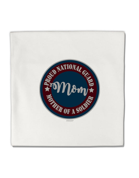 TooLoud Proud National Guard Mom Micro Fleece 14 Inch x 14 Inch Pillow Sham-ThrowPillowCovers-TooLoud-Davson Sales