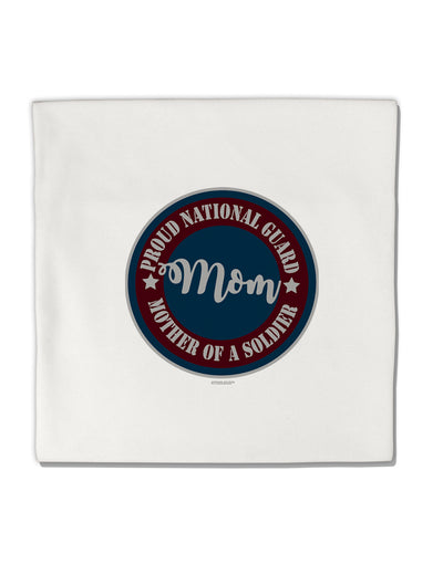 TooLoud Proud National Guard Mom Micro Fleece 14 Inch x 14 Inch Pillow Sham-ThrowPillowCovers-TooLoud-Davson Sales