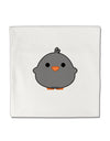 Cute Little Chick - Black Micro Fleece 14&#x22;x14&#x22; Pillow Sham by TooLoud-Pillow Sham-TooLoud-White-Davson Sales